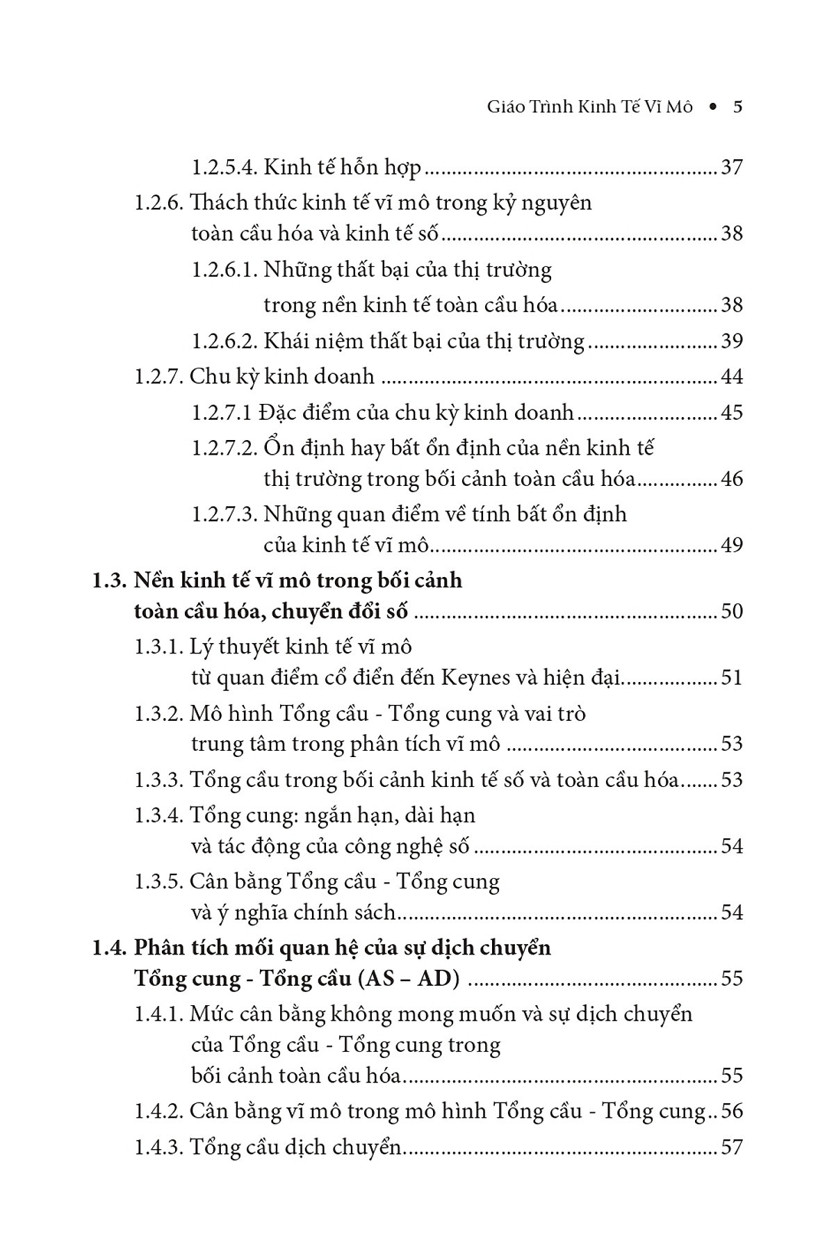 Giáo Trình Kinh Tế Vĩ Mô (Trong Bối Cảnh Toàn Cầu Hoá) - Ảnh 5