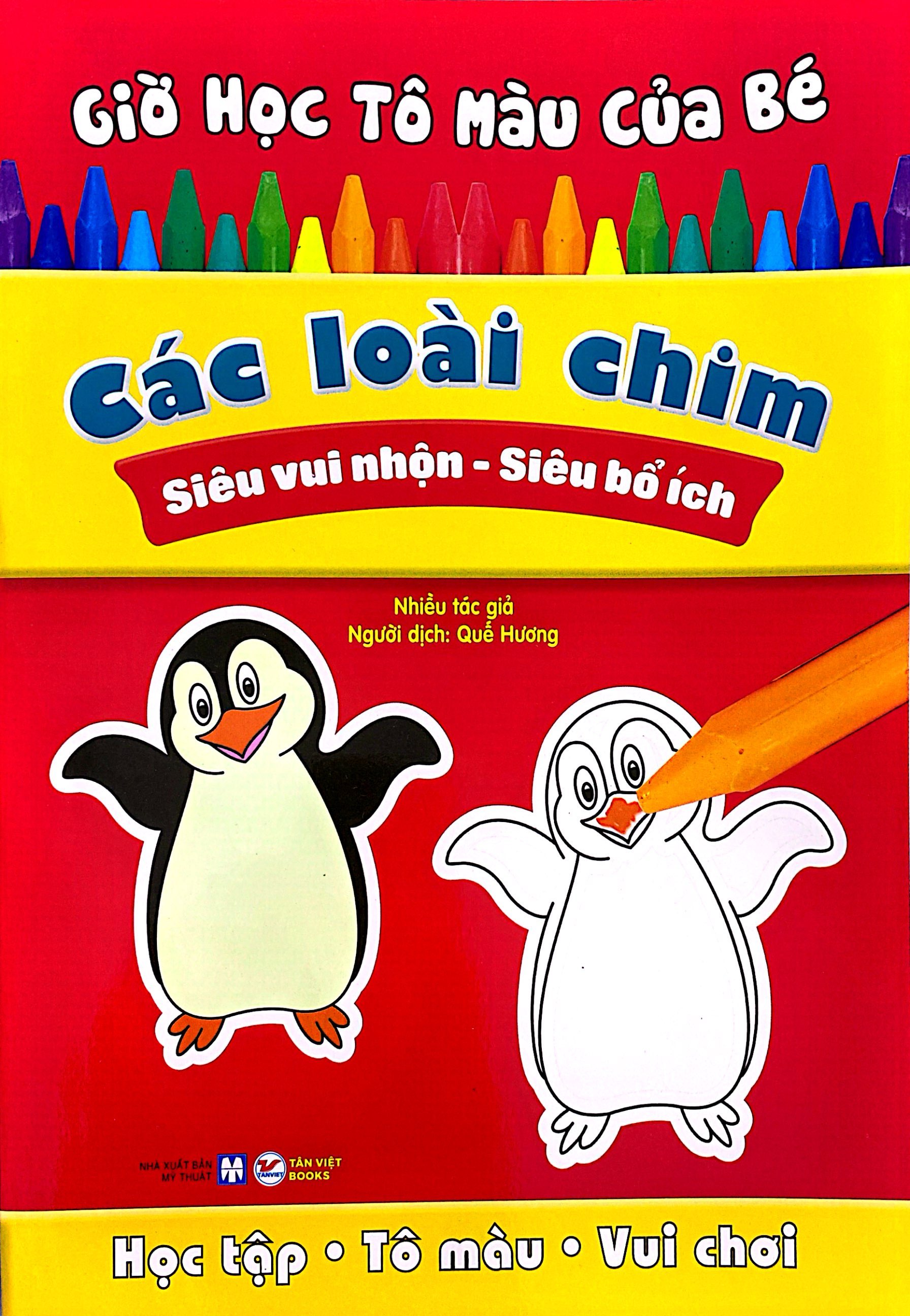 giờ học tô màu của bé - các loài chim (siêu nhân vui nhộn - siêu bổ ích) - Ảnh 2