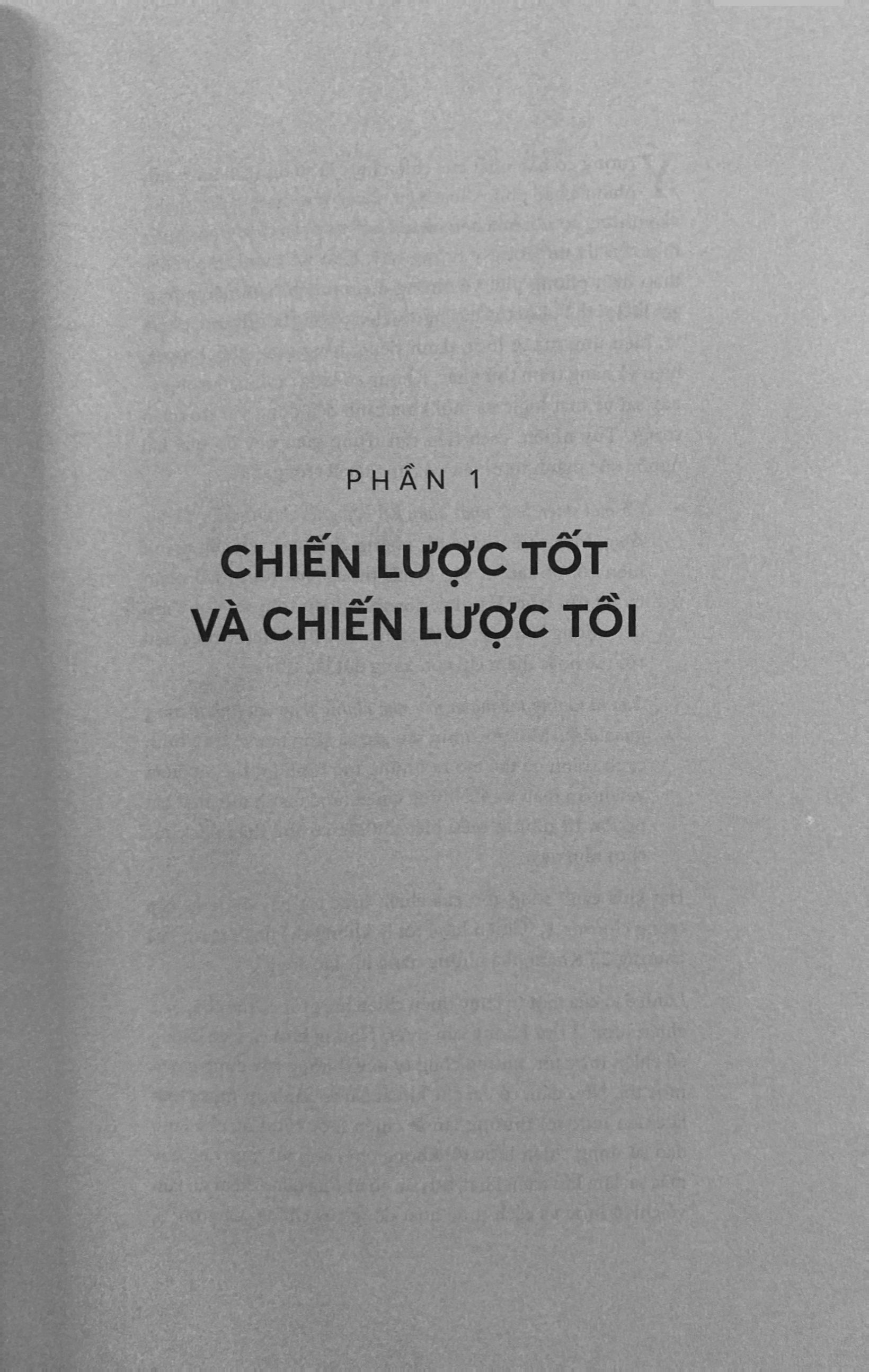 good strategy bad strategy - chiến lược tốt và chiến lược tồi - giã từ những ý niệm viển vông và định nghĩa lại về chiến lược - Ảnh 5