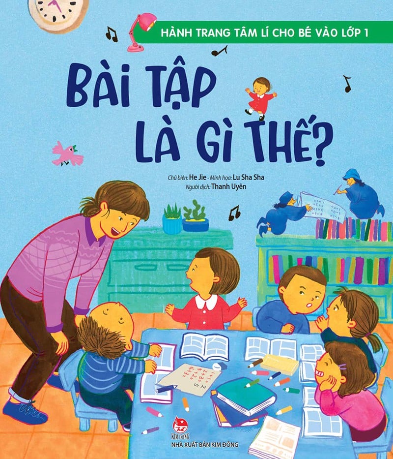 hành trang tâm lí cho bé vào lớp 1 - bài tập là gì thế? - Ảnh 2