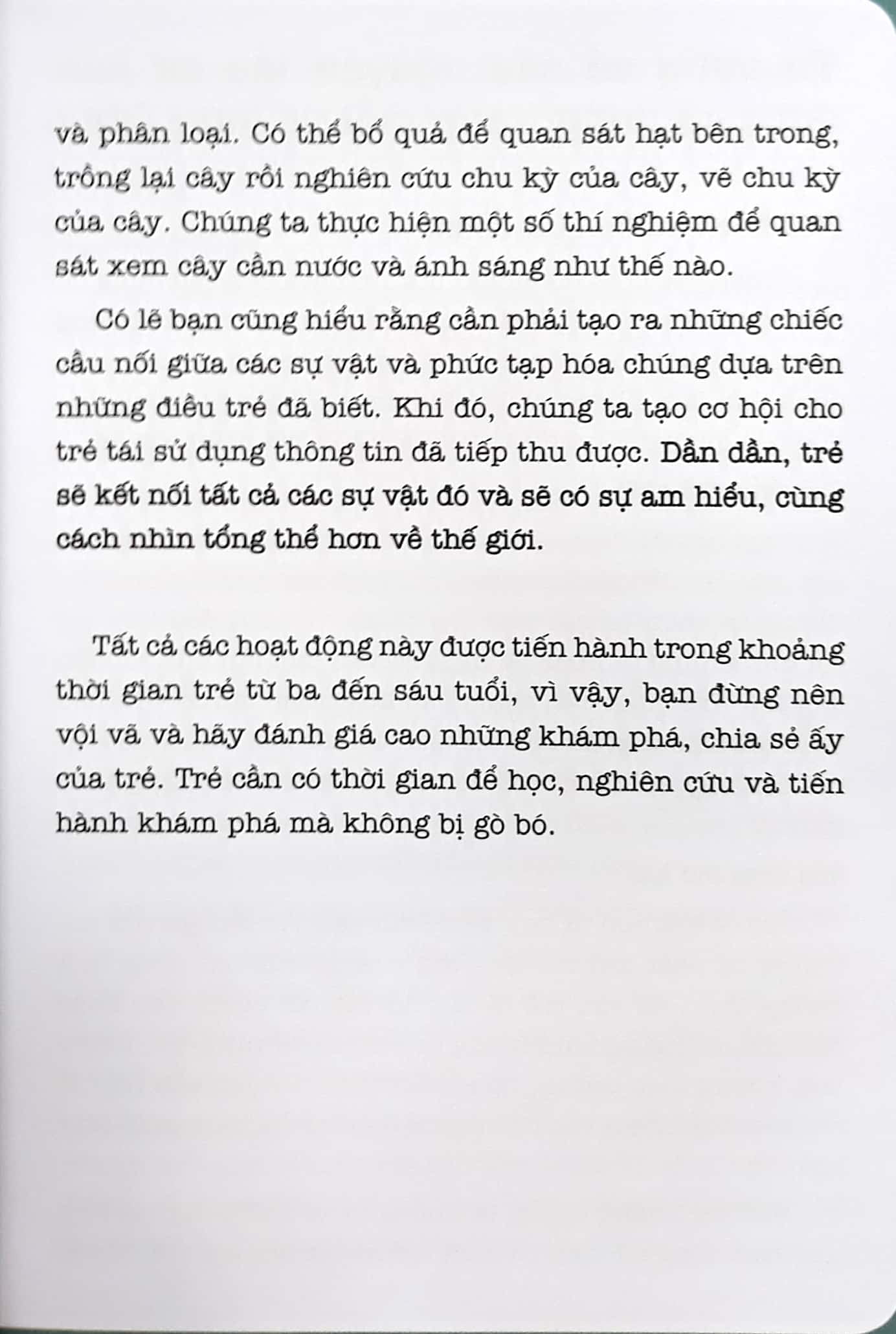 học montessori để dạy trẻ theo phương pháp montessori - 100 hoạt động montessori: con không muốn làm cây trong lồng kính - Ảnh 10