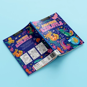 kaleidoscope sticker colouring awesome axolotls - Ảnh 7