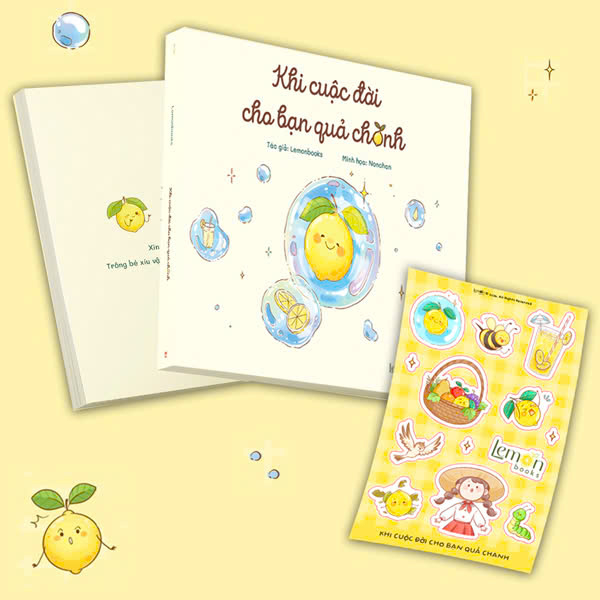 Khi Cuộc Đời Cho Bạn Quả Chanh - Tặng Kèm Sticker