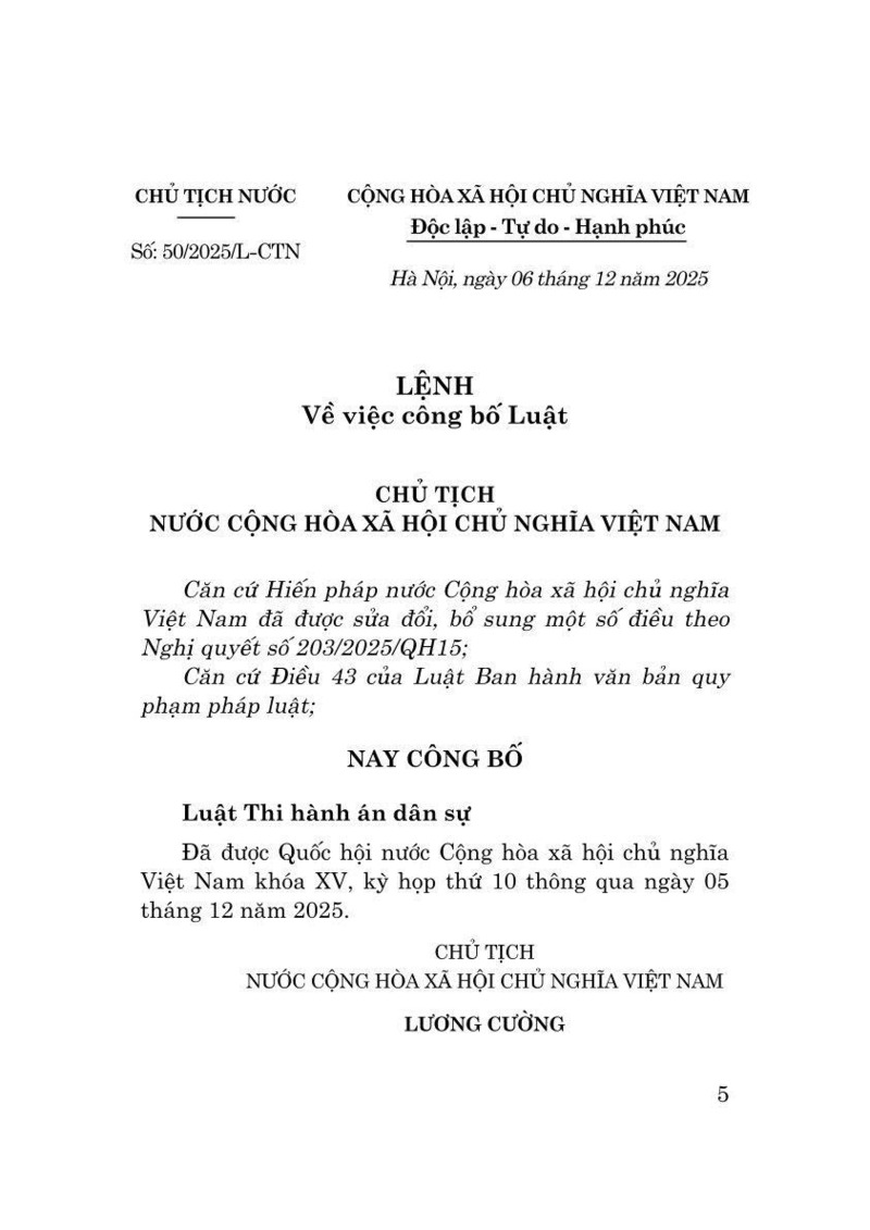 Luật Thi Hành Án Dân Sự Năm 2025 - Ảnh 3
