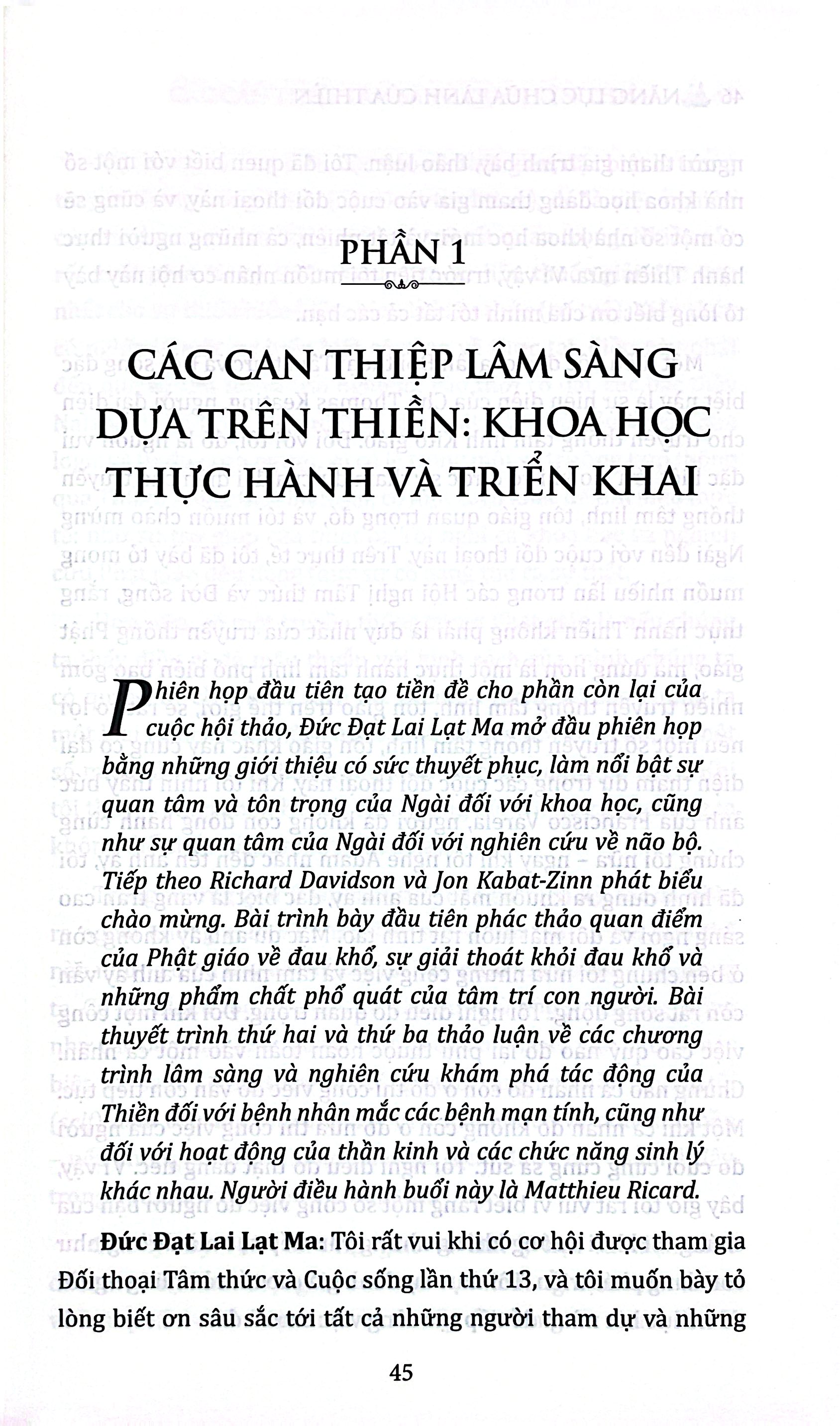 Năng Lực Chữa Lành Của Thiền - Đức Đạt Lai Lạt Ma Đối Thoại Với Các Nhà Khoa Học Hàng Đầu - Ảnh 5