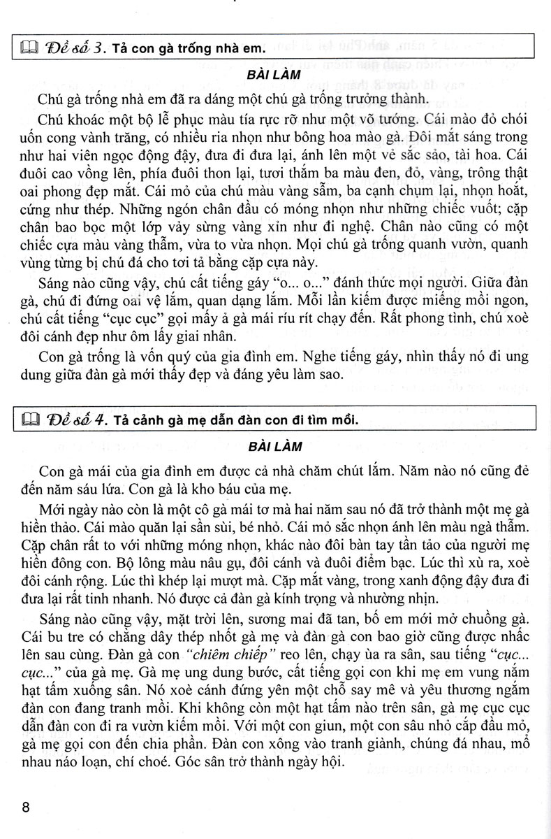 Những Bài Văn Đạt Điểm Cao Của Học Sinh Giỏi Lớp 4 - Ảnh 11