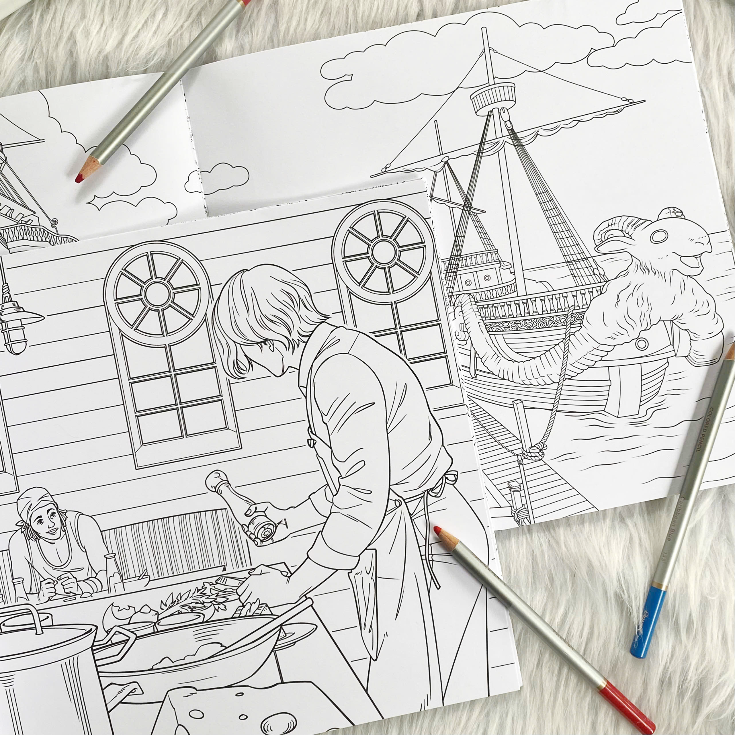 One Piece - Sách Tô Màu Chính Thức Phiên Bản Live Action - Bản Đặc Biệt - Tặng Kèm Poster One Piece - Ảnh 15