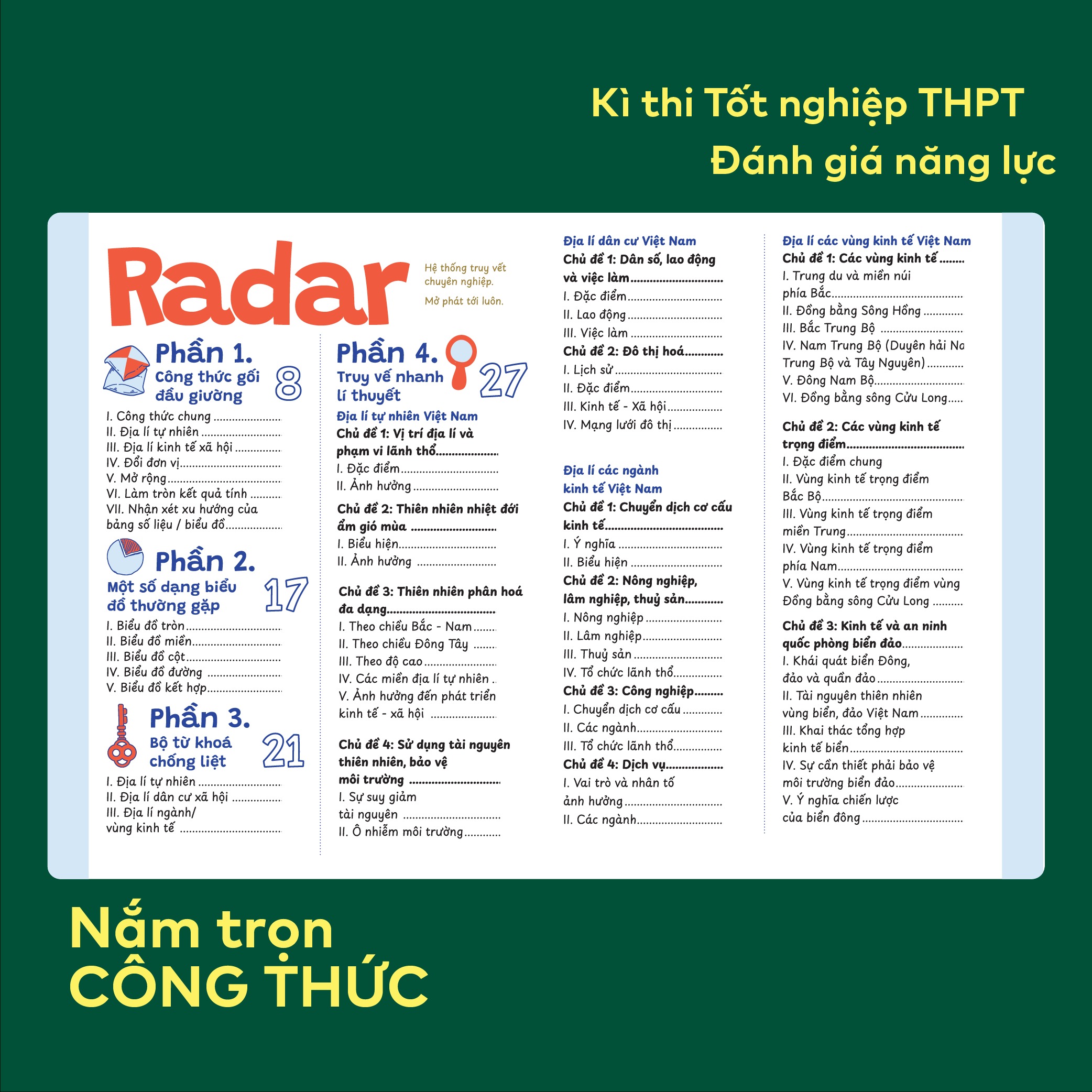 P.H.A.O - Pro Hacks For Academic Overload - Địa Lí - Ôn Luyện Thi Tốt Nghiệp THPT-ĐGNL (Tái Bản 2026) - Ảnh 5