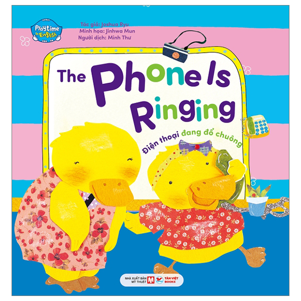 playtime in english - level 4 - the phone ls ringing - điện thoại đang đổ chuông - Ảnh 2