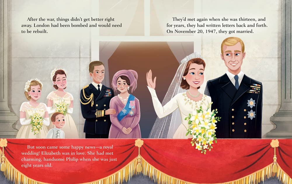queen elizabeth ii: a little golden book biography - Ảnh 5