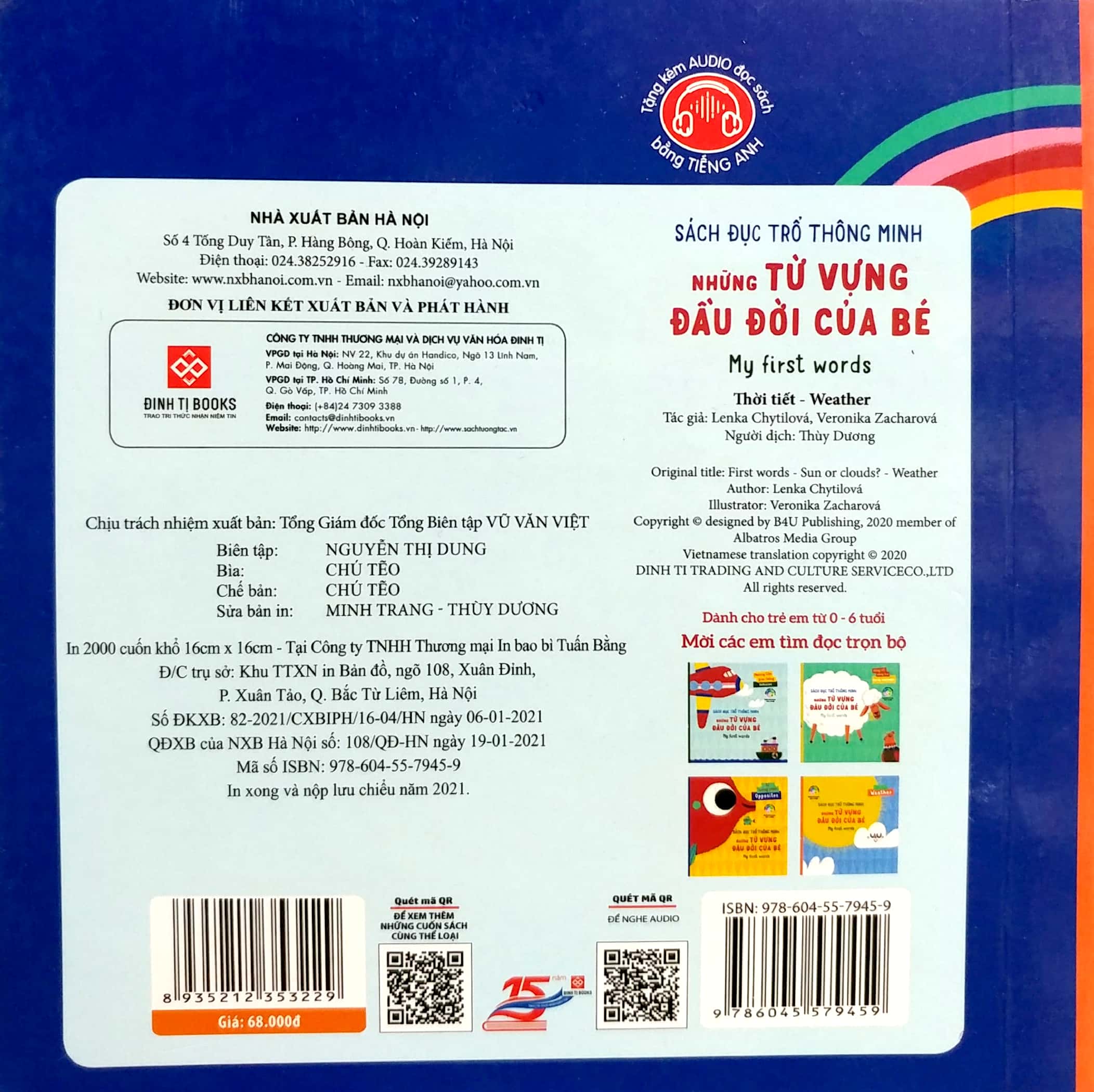 sách đục trổ thông minh - những từ vựng đầu đời của bé - my first words - thời tiết - weather - Ảnh 6