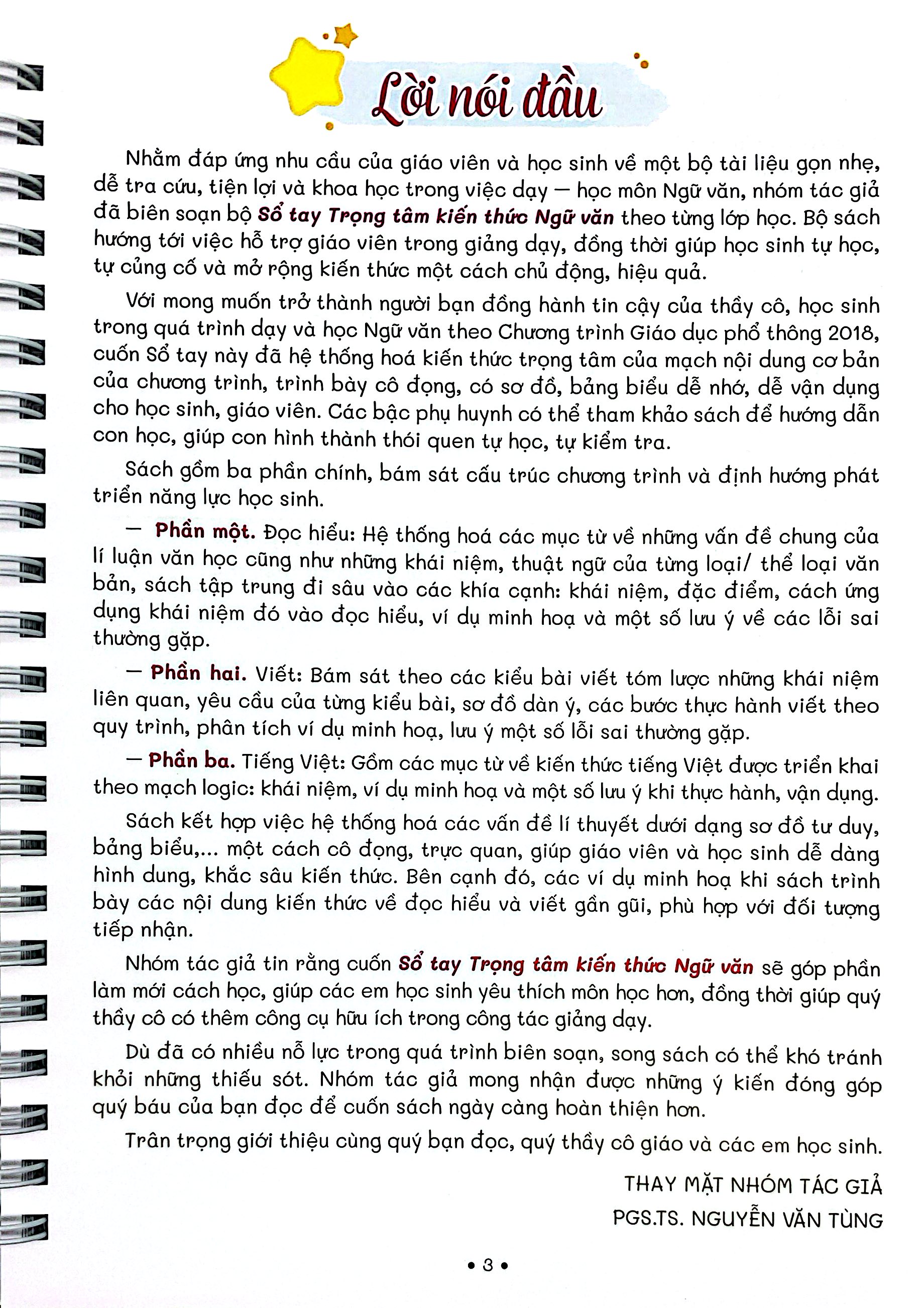 Sổ Tay Trọng Tâm Kiến Thức Ngữ Văn 8 - Ảnh 3