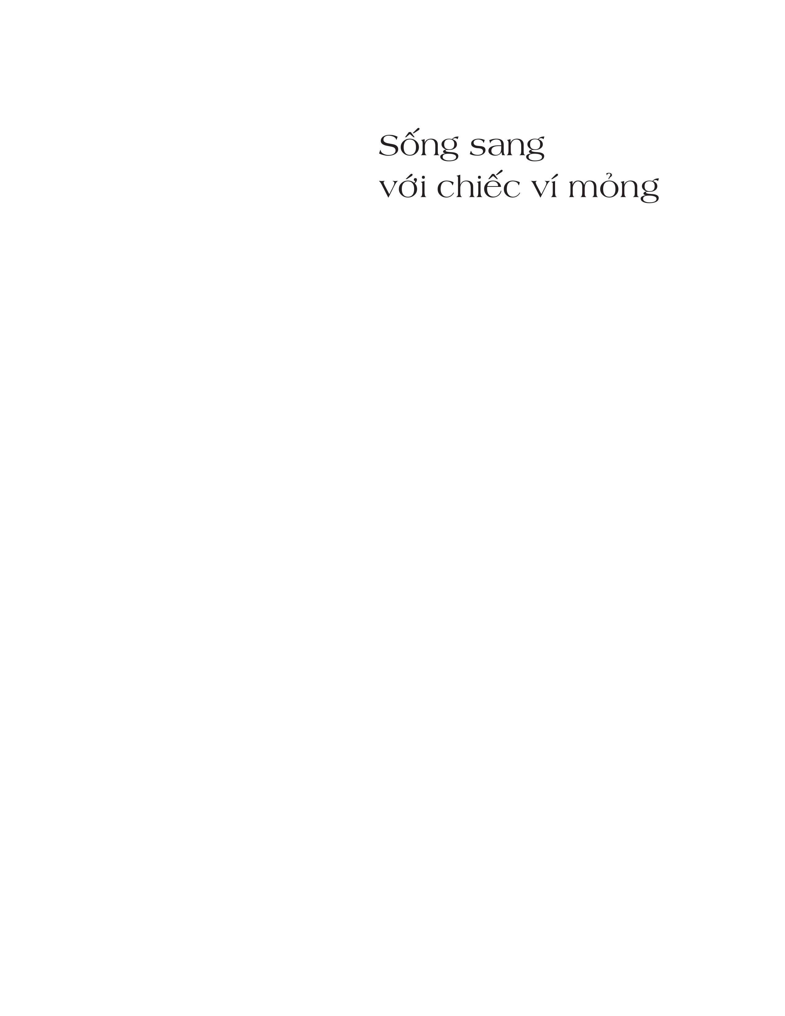sống sang với chiếc ví mỏng - Ảnh 4