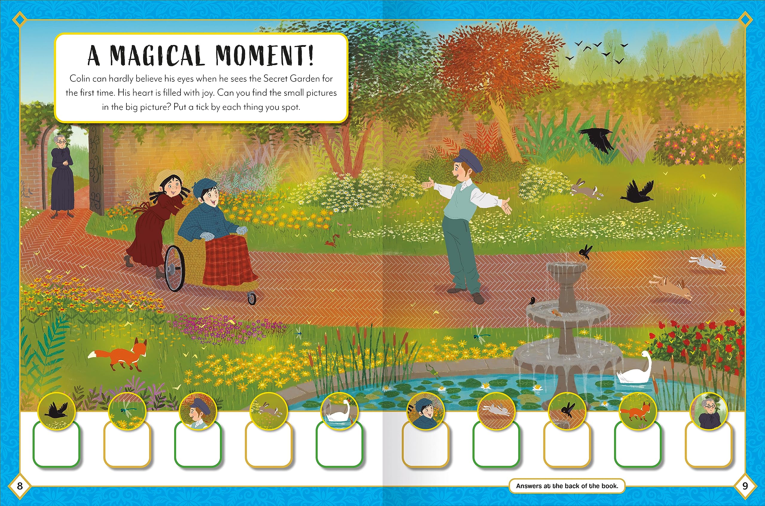 sticker activity books - the secret garden - Ảnh 6