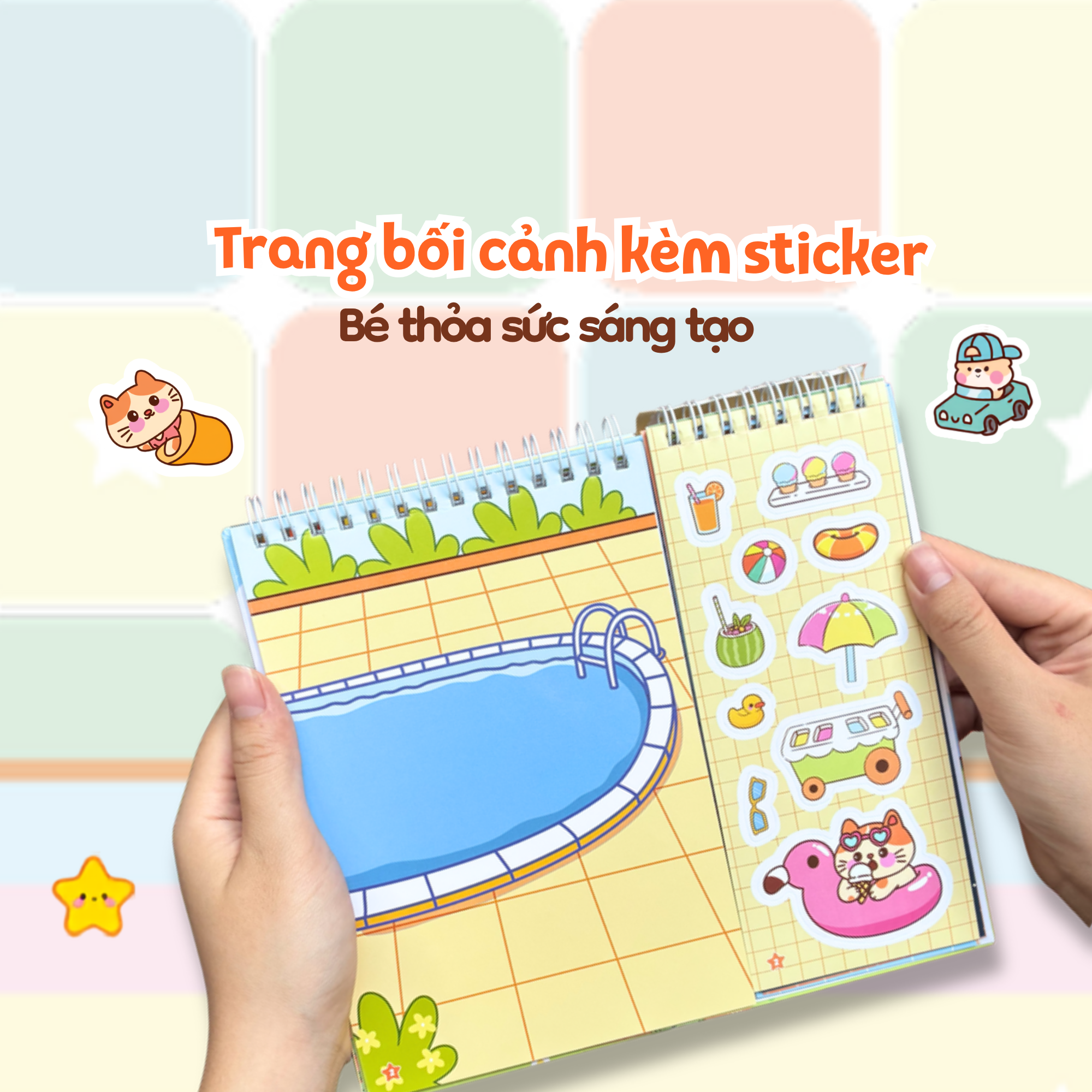 Sticker Nhiệm Màu - Một Vòng Siêu Thị Cùng Thỏ Trắng - Ảnh 7