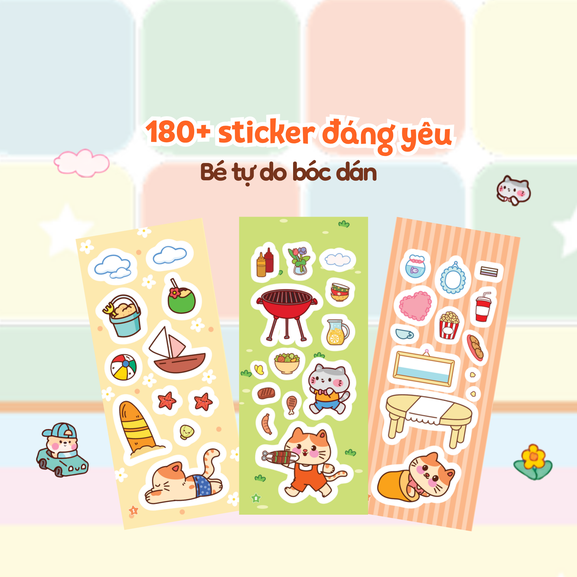 Sticker Nhiệm Màu - Siêu Đầu Bếp Gấu Nâu - Ảnh 5