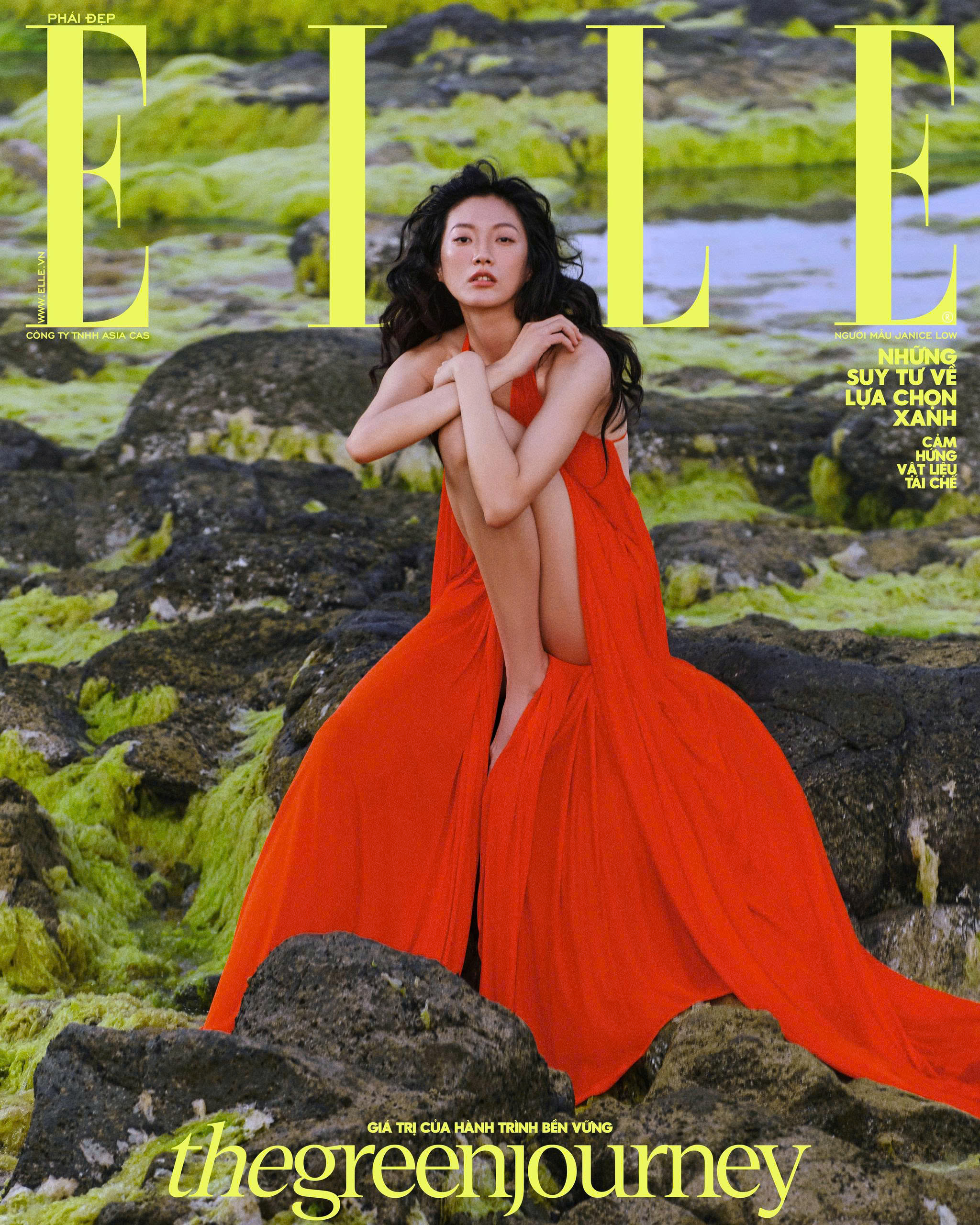 Tạp Chí Phái Đẹp Elle 2026 - The Green Journey - Bìa Người Mẫu Janice Low - Ảnh 2