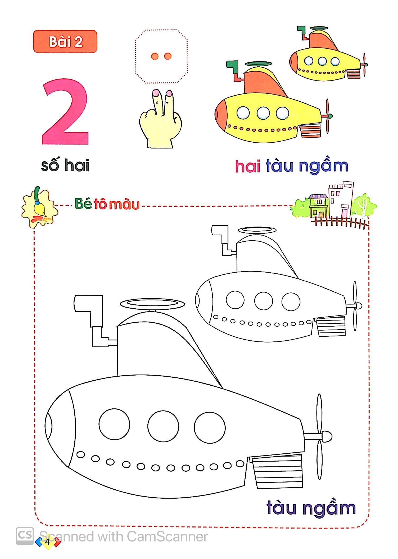 tập tô và làm quen với chữ số - dành cho trẻ 5-6 tuổi (tái bản 2024) - Ảnh 4