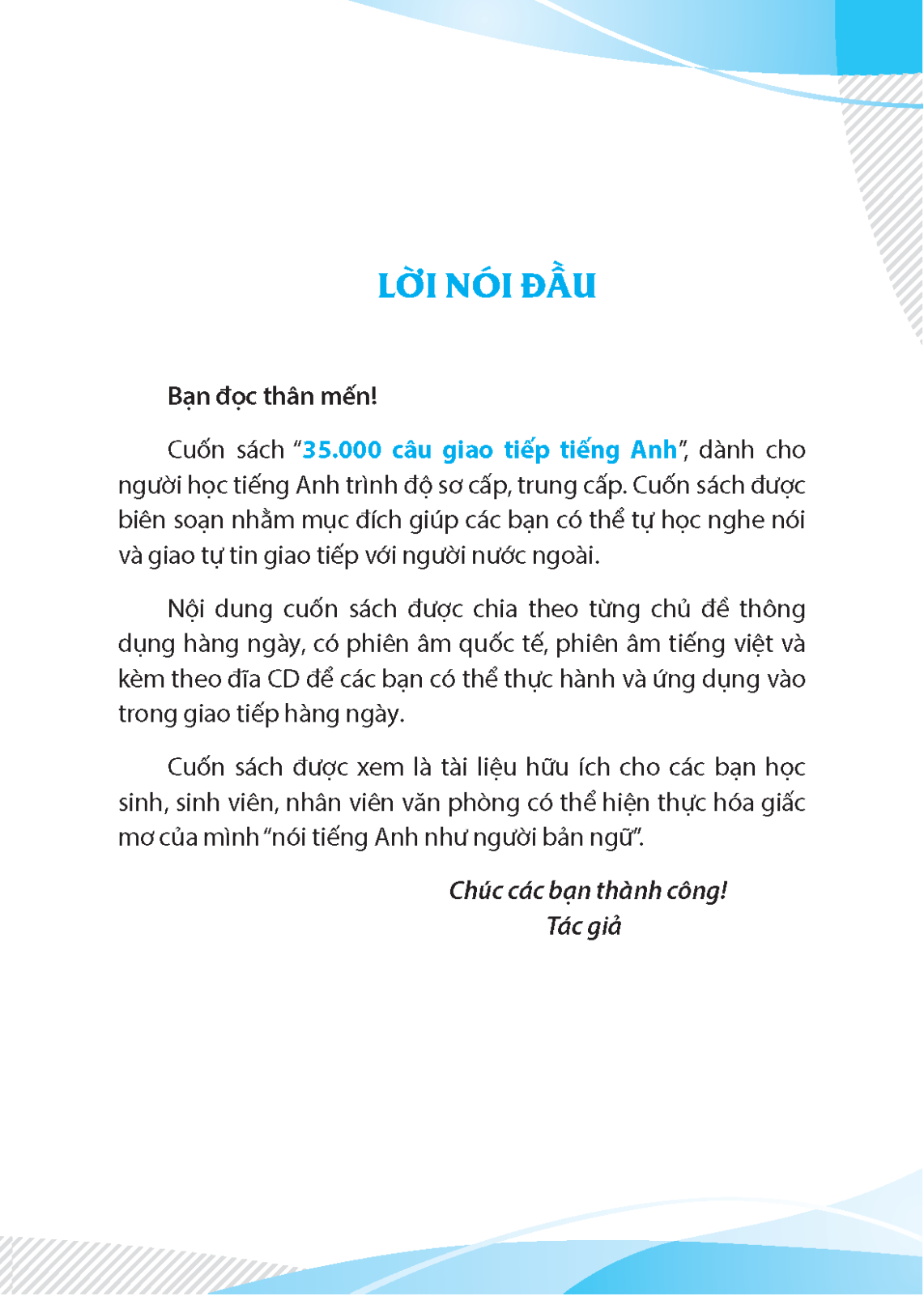 the langmaster - 35000 câu giao tiếp tiếng anh (tái bản) - Ảnh 2