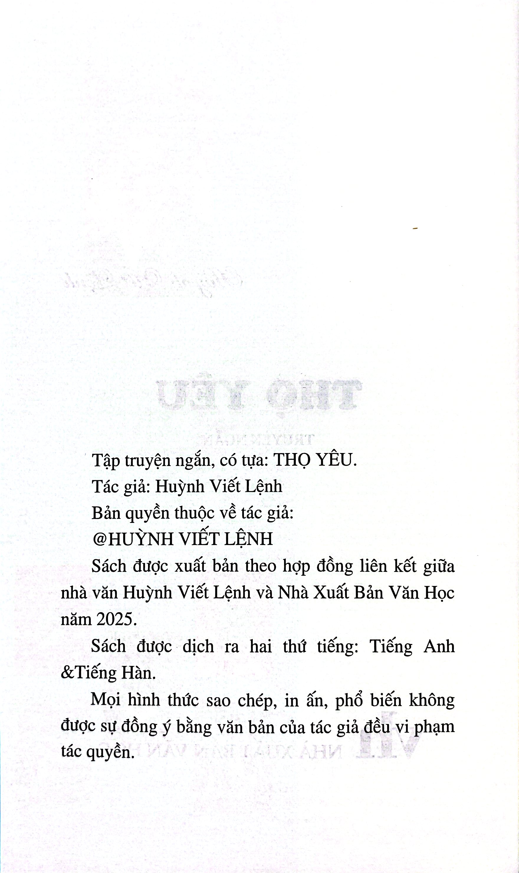 Thọ Yêu - Ảnh 4
