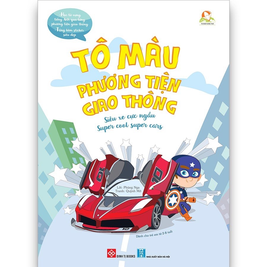 tô màu phương tiện giao thông - siêu xe cực ngầu - super cool super cars - Ảnh 2