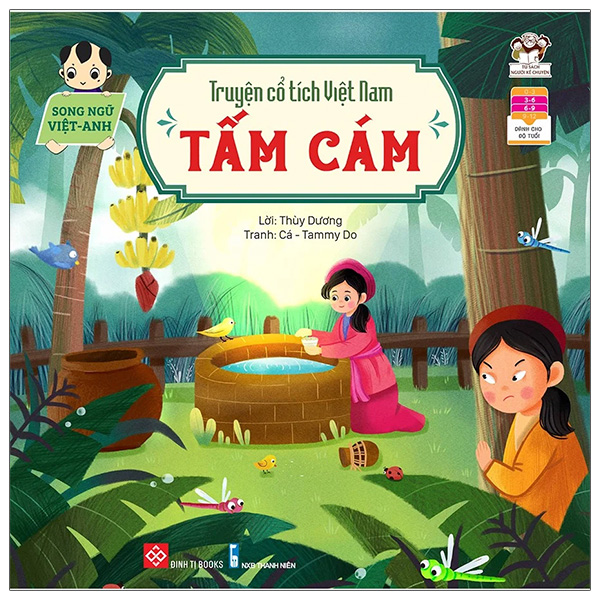 Truyện Cổ Tích Việt Nam - Sự Tích Hòn Trống Mái - Song Ngữ Việt-Anh - Ảnh 29