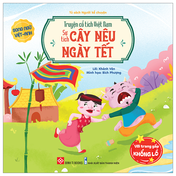 Truyện Cổ Tích Việt Nam - Sự Tích Hòn Trống Mái - Song Ngữ Việt-Anh - Ảnh 31