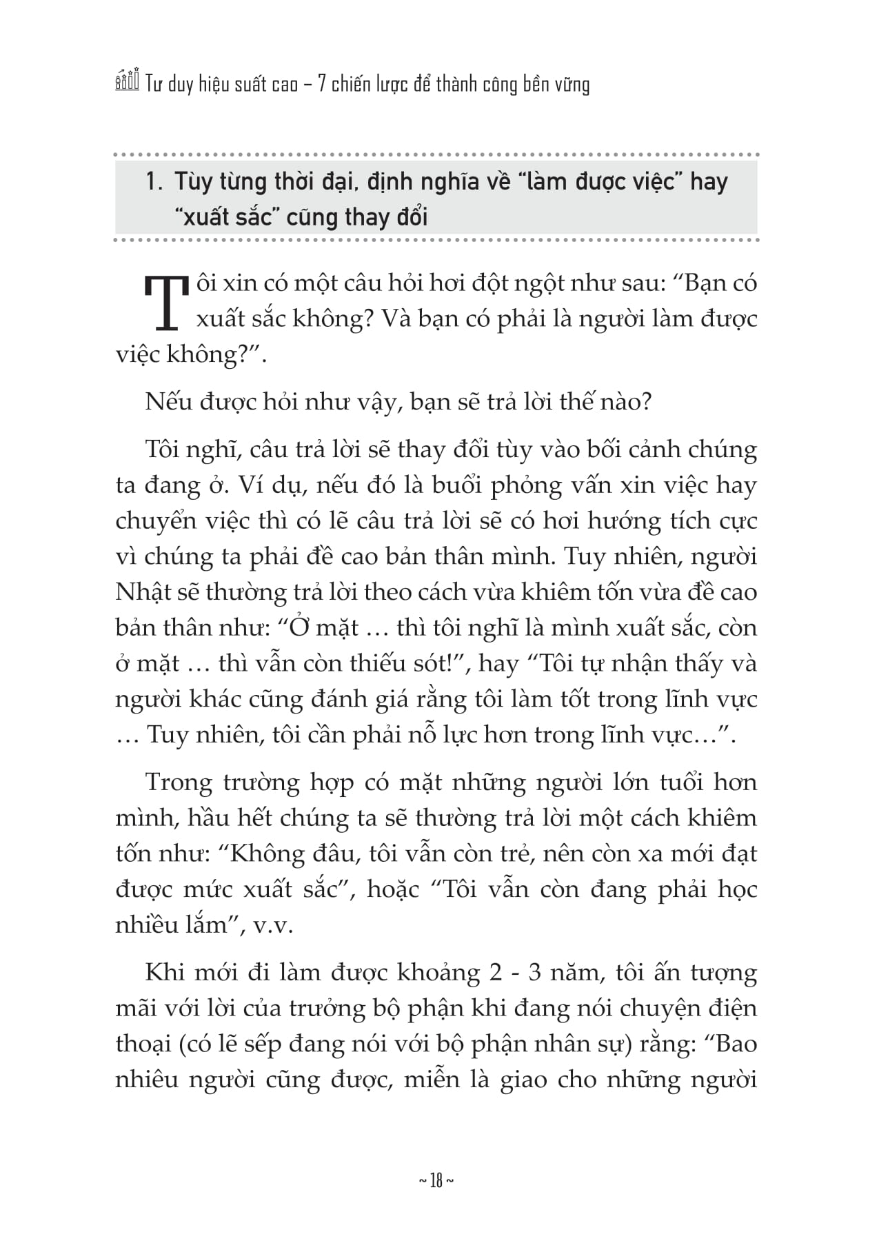 Tư Duy Hiệu Xuất Cao - 7 Chiến Lược Để Thành Công Bền Vững - Ảnh 5