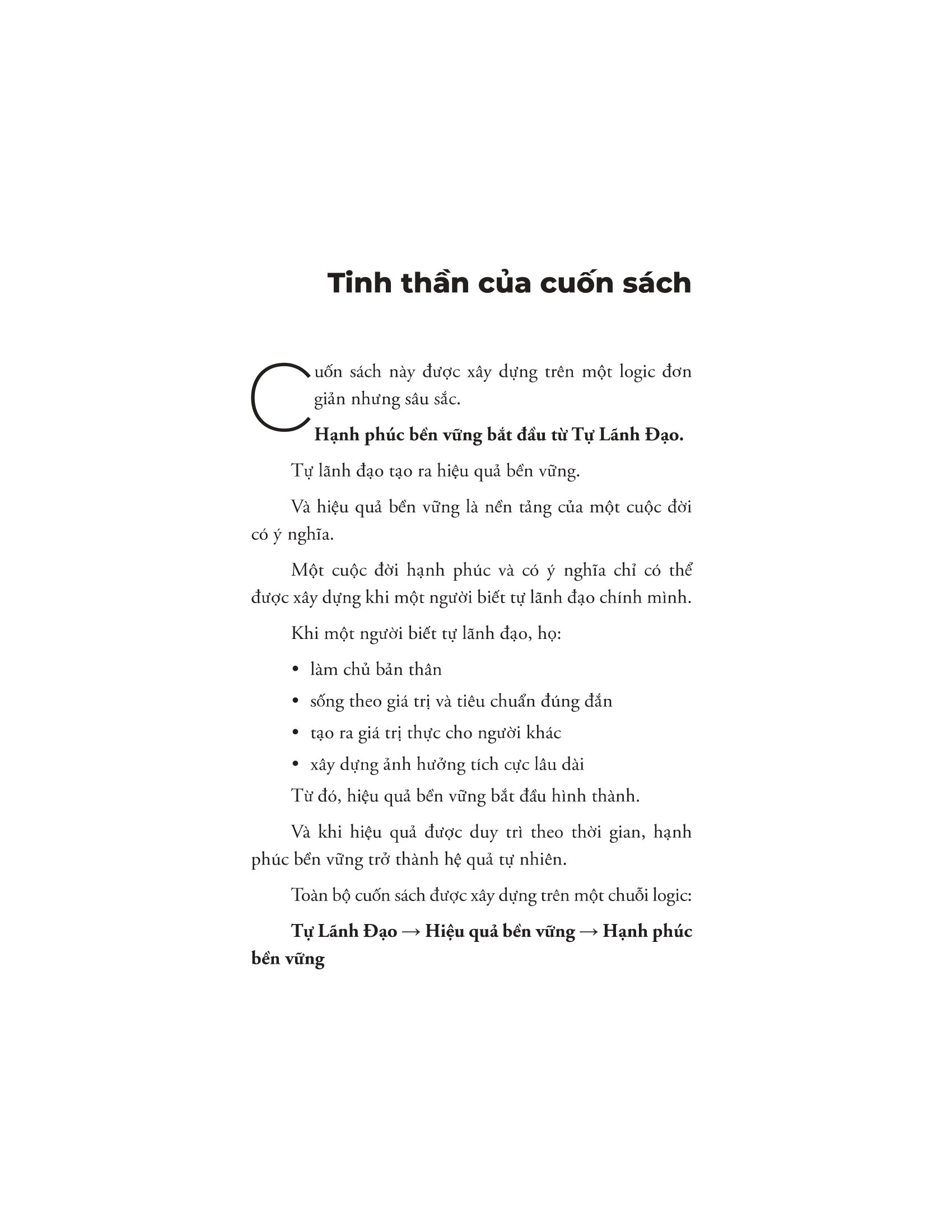Tự Lãnh Đạo - Làm Chủ Bản Thân-Tạo Giá Trị-Xây Dựng Cuộc Đời Bền Vững - Ảnh 9