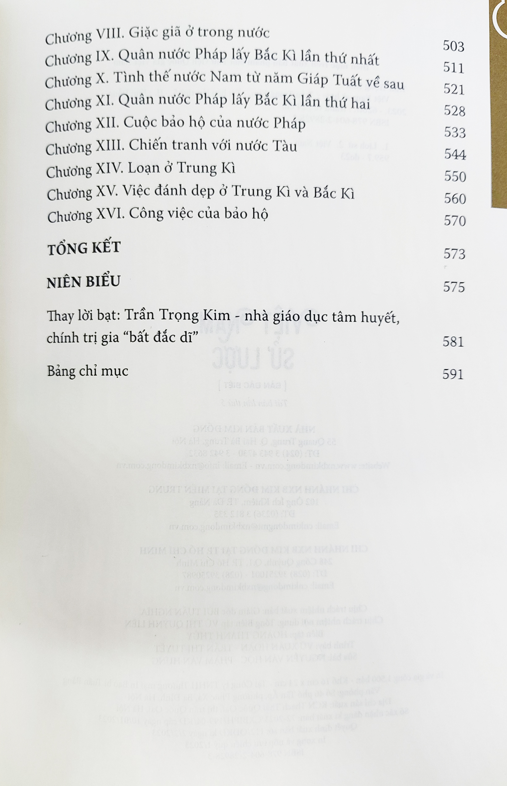 việt nam sử lược - bản đặc biệt (tái bản 2023) - Ảnh 5