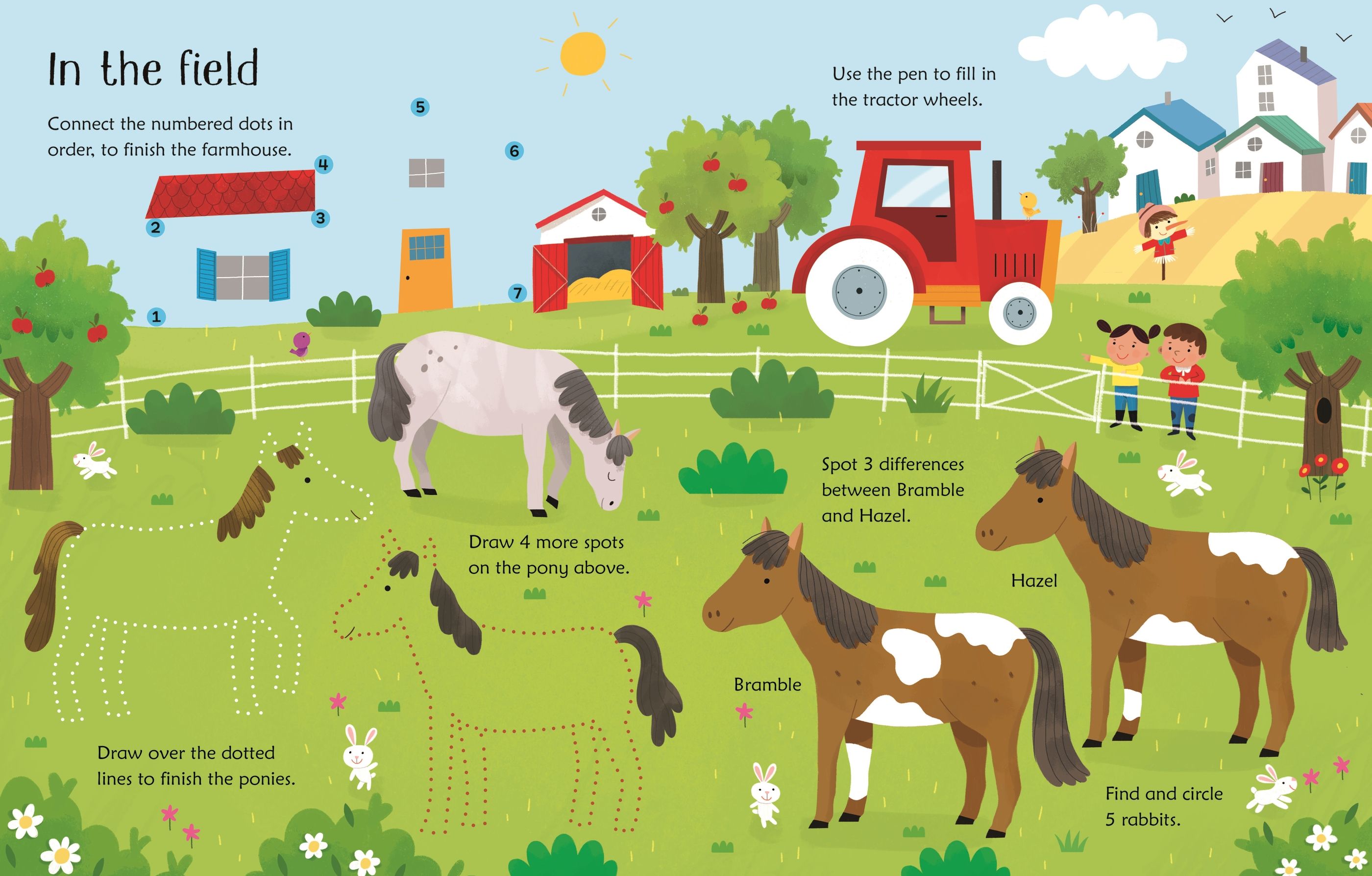 wipe-clean horse and pony activities - Ảnh 3