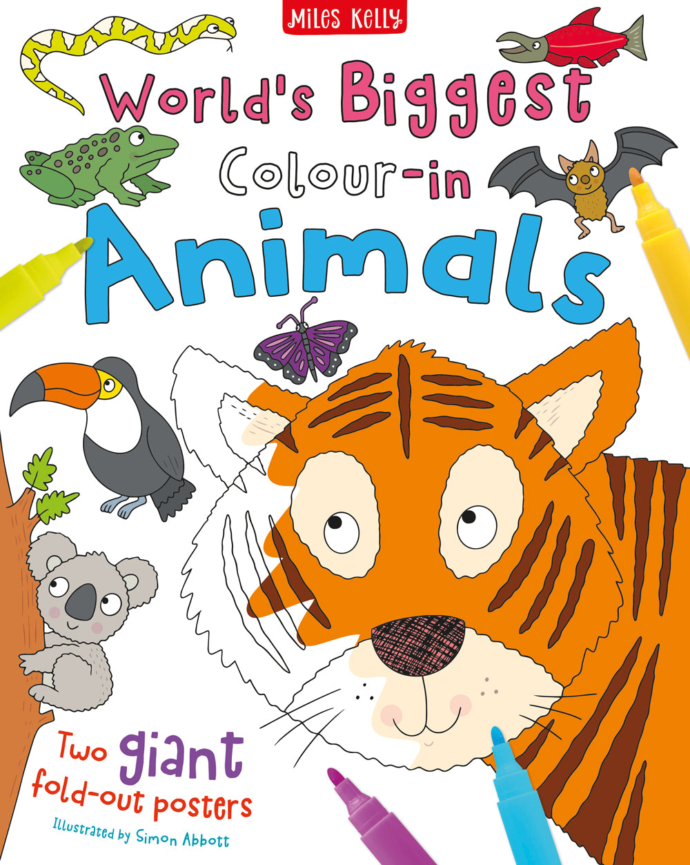 world's biggest colour-in: animals (8 giant posters) - Ảnh 2