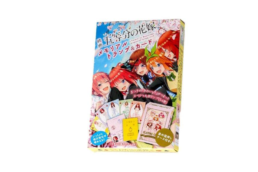 映画 五等分の花嫁 メモリアルトランプ&カード - eiga the quintessential quintuplets memorial trump - Ảnh 3